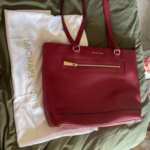 Michael Kors work bag with laptop padding